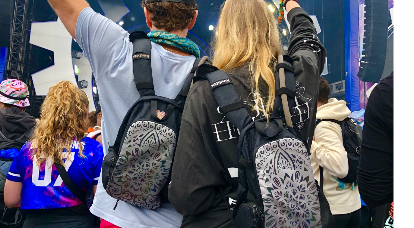 Lunchbox Hydration Backpack  Live Events, Festivals, Raves