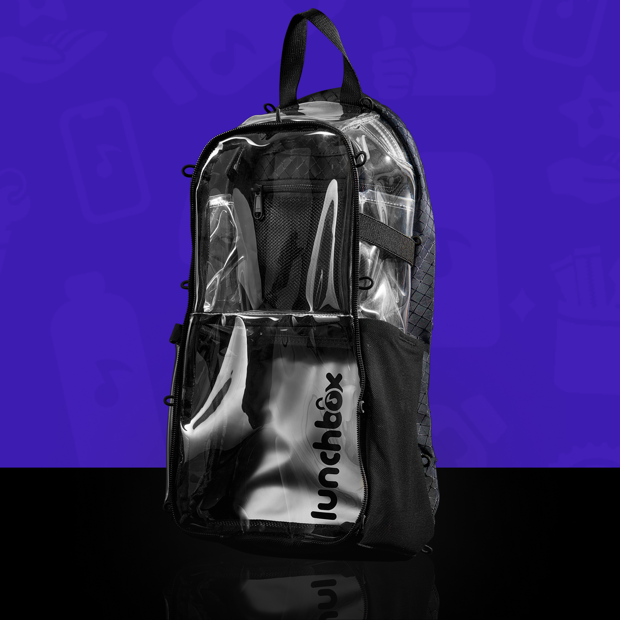 2023 Clear Lunchbox Hydration Pack (OG Mesh)